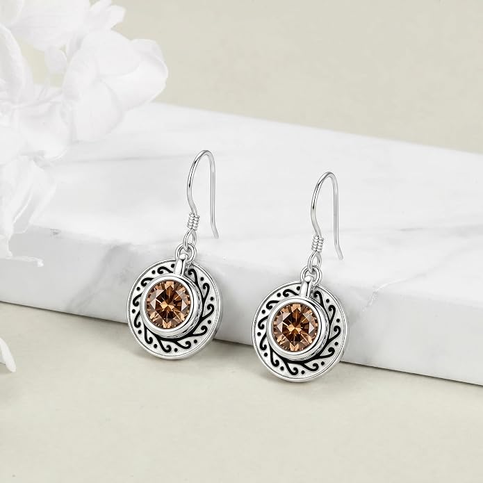 Teacup/Claddagh/Lilith/Book Cat/Star/French Horn/Horse Shoe/Filigree dangle earrings Cute Earrings Jewelry for Women