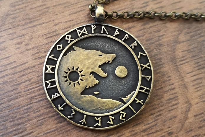Yin Yang Necklace For Men Ancient Looking High Quality Pendant Jewelry - Yin Yang Gifts - Viking Jewelry for Men