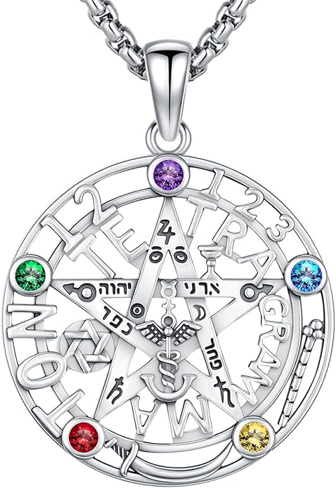 Pentagram/Celtic Knot/Witches Knot/Santa Muerte/Triple Moon Goddess/Baphomet/Hecate Necklace Sterling Silver Magic Wiccan Amulet Pagan Jewelry for Women Men