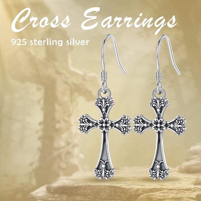 Vito 925 Sterling Silver Teardrop Earrings for Women, Moonstone Turquoise Drop Dangle Earrings Cat Snake Turtle Tree of Life Leverback Earrings Boho Jewelry Gift for Mom Wife