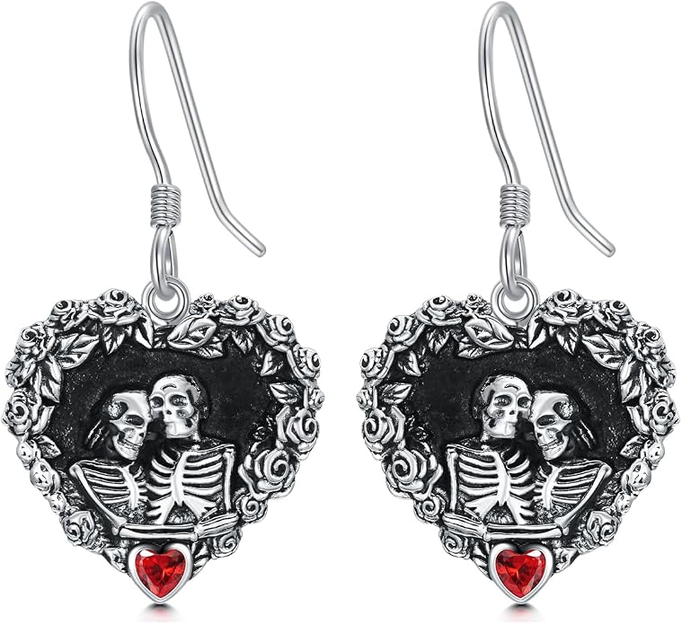 Animal/Leaf/Gothic Dangle Earrings 925 Sterling Silver Animal/Leaf/Gothic Dangle Drop Earrings Easter/Halloween/Christmas Jewelry Gifts for Women Her
