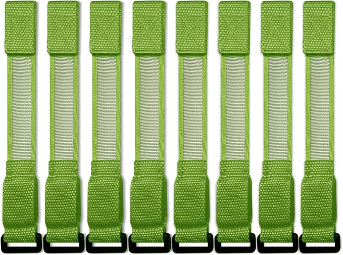M.best 8pcs LED Light Up Bracelets Glow Flashing Wristbands Glow in The Dark Party Supplies for Wedding, Raves, Concert, Camping,Sporting Events, Party Green
