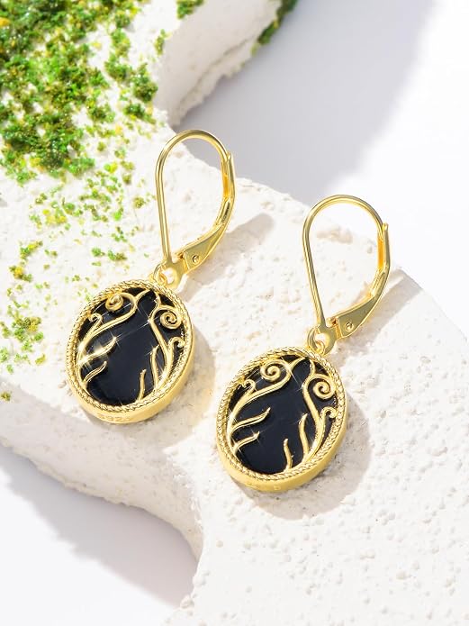 Dorunmo 925 Sterling Silver Western Dangle Earrings for Women Bohemian Earrings Hypoallergenic Christmas Jewelry Gifts for Women