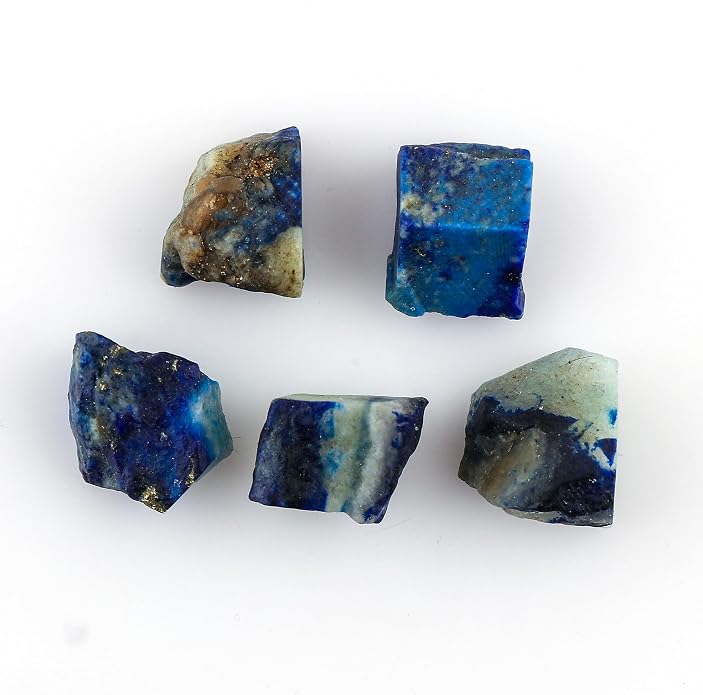 5pcs, Wholesale Raw Natural Gemstones and Crystals, Assorted Rough Stones, Bulk Loose Rock Supplies, DIY Crafts-Jewelry Making, Wire Wrapping, Gem Collection