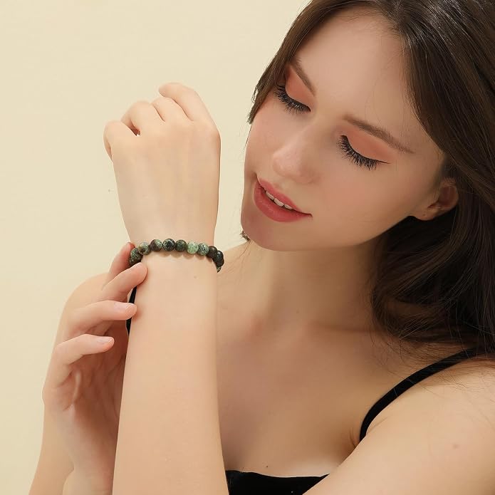 Crystal Vibe - Healing Crystal Bracelet for Women & Men | Natural Gemstone Bead Bracelet | Adjustable Handmade Energy Stone Bracelet | Bracelet for Meditation, Yoga & Daily Wear | Multiple Types