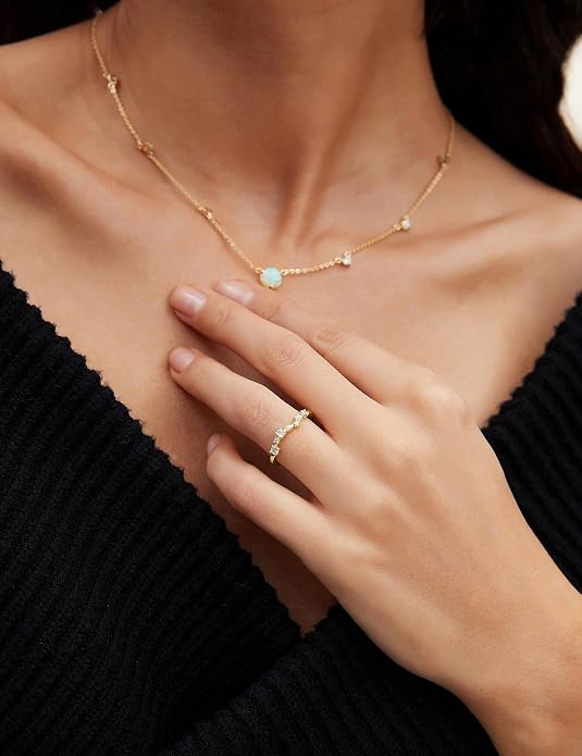 Mameloly 2.5mm 14K Gold Plated CZ Wedding Bands for Women Dainty Stackable Tiny Signet Ring Statement Rings for Her Size 3-10