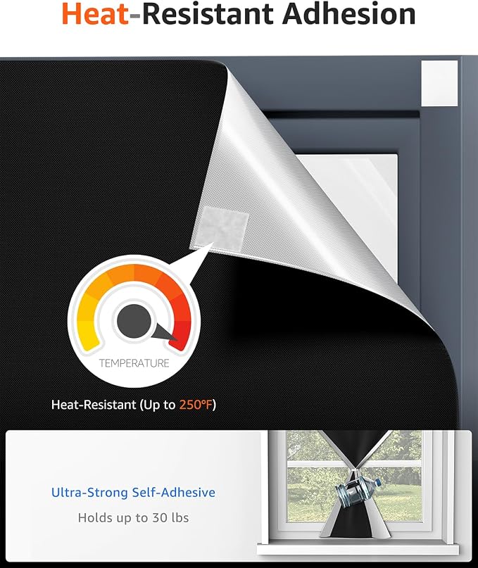 Sumobaby Blackout Curtains 79"x60" Portable No Drill Black Out Window Cover | 100% Blackout Shades with Heat-Resistant Hook&Loop Tape,Blackout Blinds for Windows DIY Cut Fit for Bedroom,Nursery(Black)