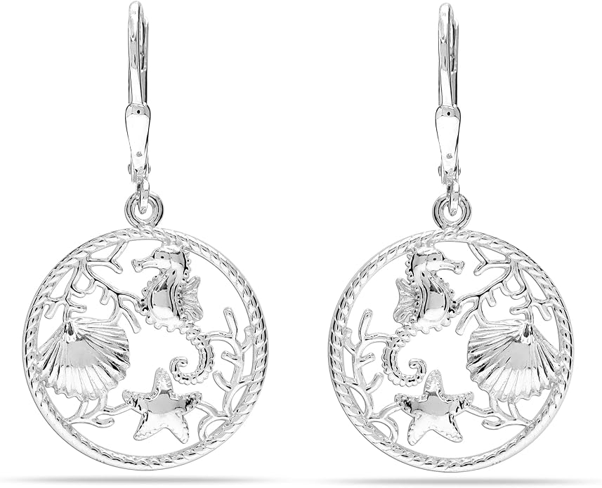 LeCalla Women's Drop & Dangle Earrings | 925 Sterling Silver Leverback Earrings | Lightweight Teardrop Lever Back Drop Dangle Earring for Women