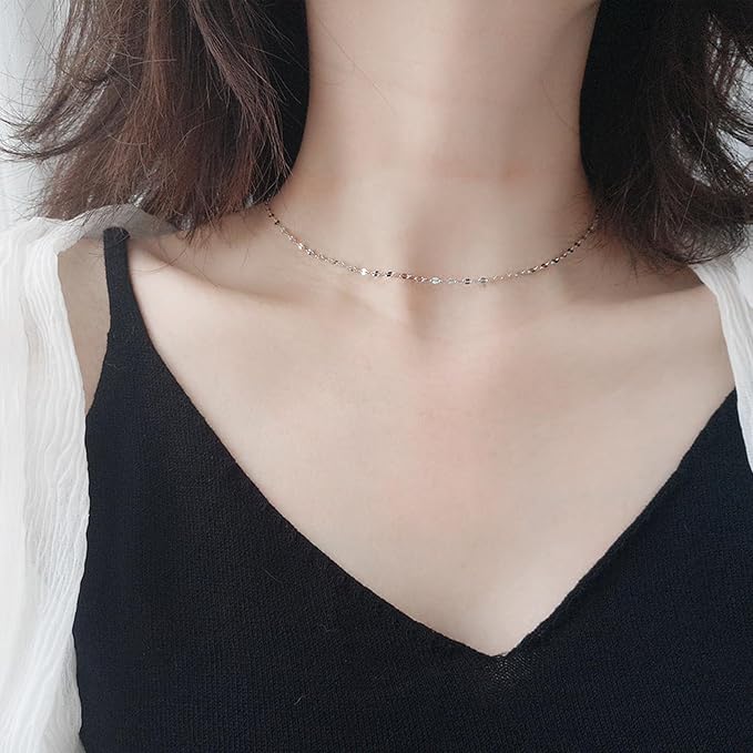 Kyutong Silver Necklace Chain for Jewelry Making Stainless Steel Cable Link Chain Bulk Thin Jewelry Making Supplies Chains with Lobster Clasps Jump Ring for Craft DIY Necklace Ankle Making