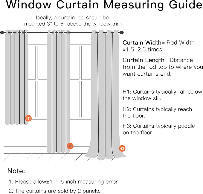 XiDi White Curtains for Girls Bedroom 84 Inches Long Blackout Nursery Curtains Double Layer with Sheer Overlay for Kids Toddler Princess Room Grommet Privacy Room Darkening Window Drapes 34 x 84 Inch