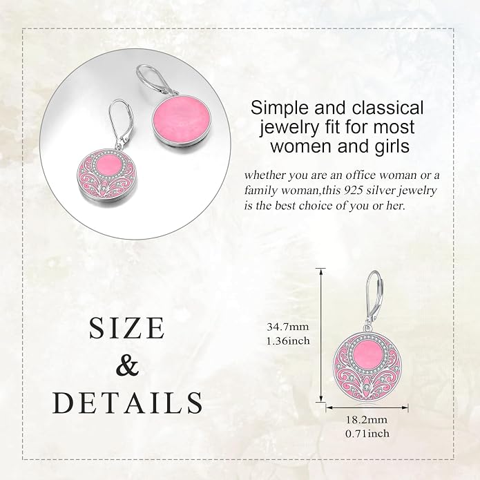 Teardrop Earrings Sterling Silver Filigree Irish Celtic Teardrop Drop Earrings Jewelry Gifts For Women