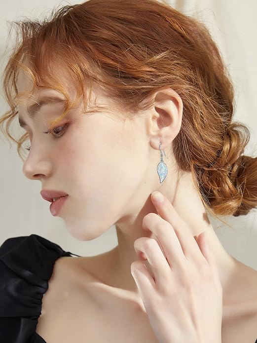 Animal/Leaf/Gothic Dangle Earrings 925 Sterling Silver Animal/Leaf/Gothic Dangle Drop Earrings Easter/Halloween/Christmas Jewelry Gifts for Women Her