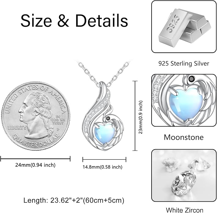 Cremation Jewelry 925 Sterling Silver Teardrop Urn Necklace for Ashes Heart Shape Memorial Keepsake Pendant for Human Ashes for Women Gift