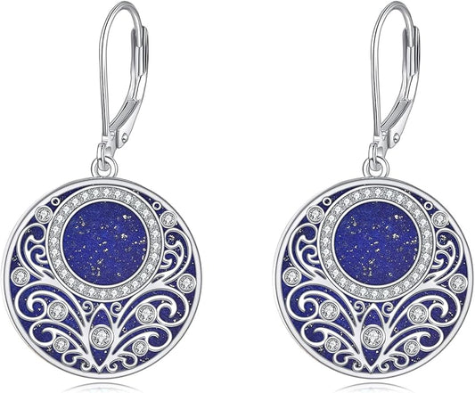 Teardrop Earrings Sterling Silver Filigree Irish Celtic Teardrop Drop Earrings Jewelry Gifts For Women