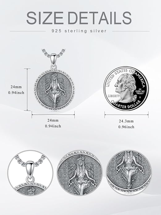 Viking Necklace Triple Horn of Odin/Wolf/Thor Hammer Necklace Viking Pendant Norse Jewelry Gifts for Man