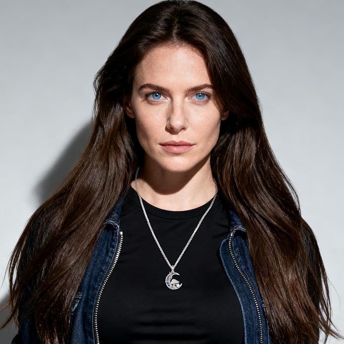 Sterling Silver Tree of Life Necklace for Women Oval Family Tree Necklace Abalone Shell Moonstone Pendant Mother Day Necklace for Mom Tree of Life Jewelry