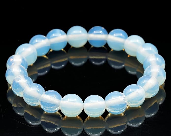 Natural Gemstone Beaded Stretch Bracelet for Men & Women | Handmade 8mm Stone Jewelry | Zodiac Chakra Elastic Bracelet | Meaningful Gift Collection