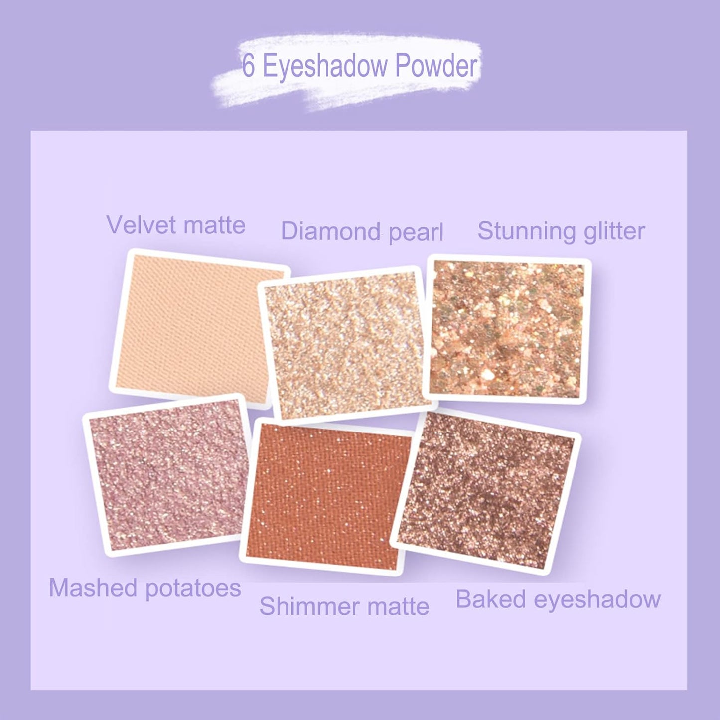 Violet Fairy 9 Color Eyeshadow Palette, Warm Neutrals (03)