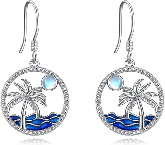 Beach Starfish Earrings for Women Sterling Silver Starfish Jewelry Gifts
