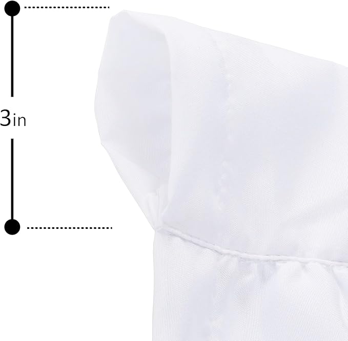 Homechoice Decor Thermal Insulated Window Curtains 42" W x 63" L (Pair) | White Boho Ruched Blackout Window Treatments with 3 Rows of Butterfly Flowers, Rustic Rod Pocket Drapes for Room (LQ-30)