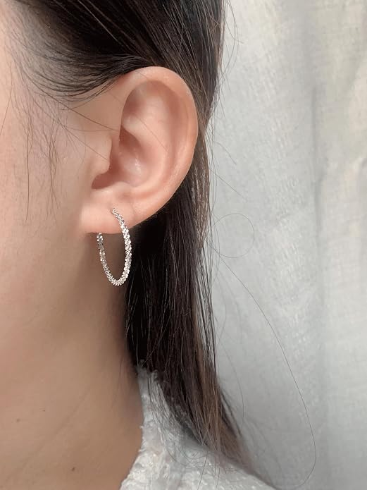 Tassel Earrings for Women Gold Plated Silver Chain Earrings Dainty Minimalist Dangle Drop Studs