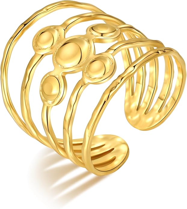 Women's Stackable Open Ring Thick Statement Ring Simple Stackable Ring Women's Jewelry Gifts