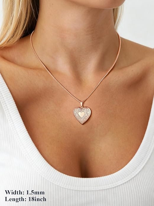 U7 Snake Necklace for Women 14K Gold Plated/Silver/Rose Gold/Black Chain Necklace Hypoallergenic, Stainless Steel Tiny Snake Chain Necklace 1/1.2/1.5/2MM, 14-30" Adjustable Minimalist Gift