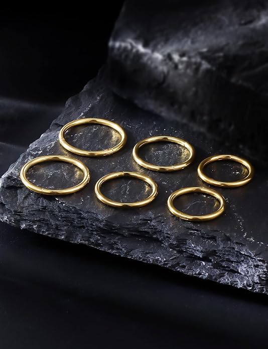 20G 18G 16G 14G 12G 10G 8G 6G 4G 2G Nose Rings Hoops 316l Surgical Steel Clicker Septum Lip Ring Tragus Helix Daith Rook Conch Snug Cartilage Lobe Earrings Hoop Piercing Jewelry For Women Men