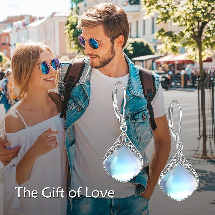 Teardrop Earrings Sterling Silver Filigree Irish Celtic Teardrop Drop Earrings Jewelry Gifts For Women