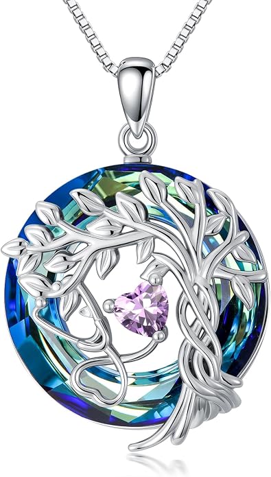 Birthstone Veterinary Stethoscope Necklace 925 Sterling Silver Nurse Vet Pendant with Dog Paw Nurse Jewelry Gifts for Veterinarian Nurse Women Veterinarian Gifts