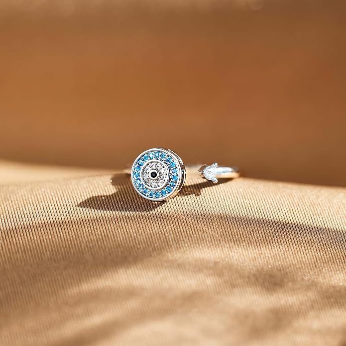 925 Sterling Silver Ring Minimalist Adjustable Rings Band Handmade Rings for Women Girls