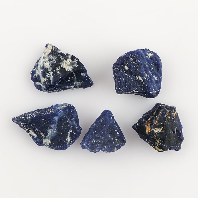 5pcs, Wholesale Raw Natural Gemstones and Crystals, Assorted Rough Stones, Bulk Loose Rock Supplies, DIY Crafts-Jewelry Making, Wire Wrapping, Gem Collection