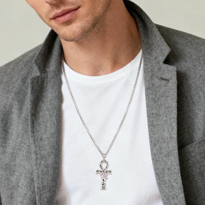 Pentagram/Celtic Knot/Witches Knot/Santa Muerte/Triple Moon Goddess/Baphomet/Hecate Necklace Sterling Silver Magic Wiccan Amulet Pagan Jewelry for Women Men