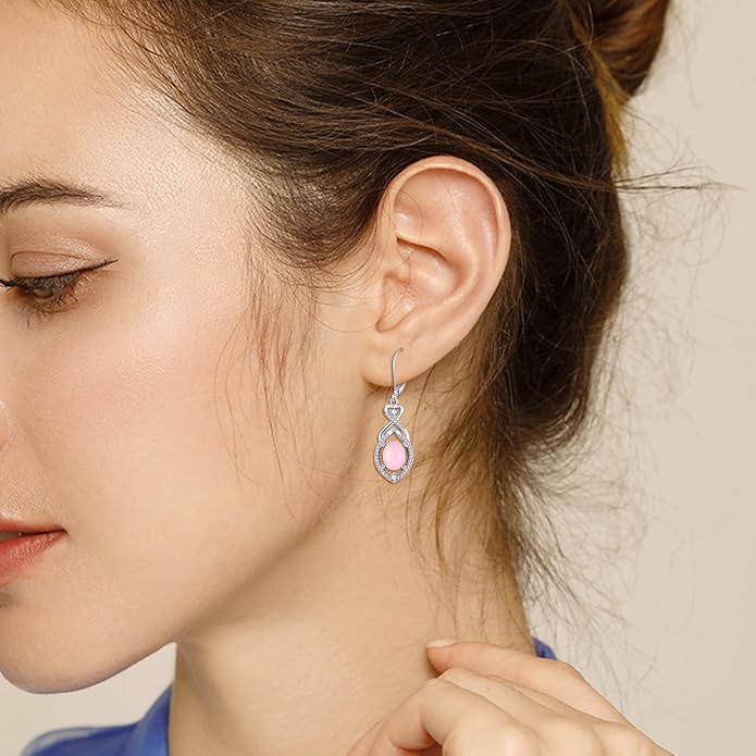 Teardrop Earrings Sterling Silver Filigree Irish Celtic Teardrop Drop Earrings Jewelry Gifts For Women