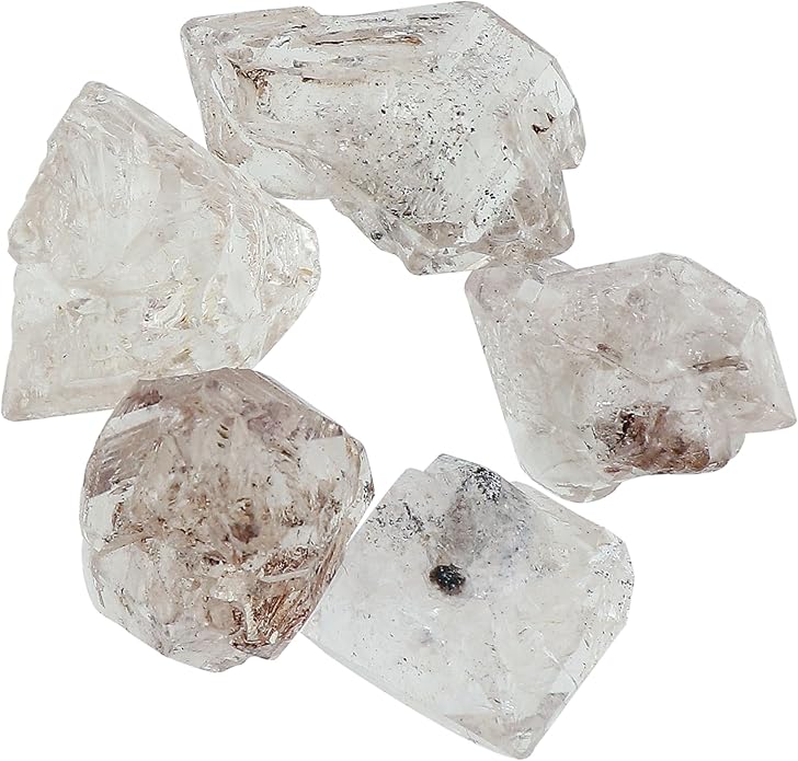 5pcs, Wholesale Raw Natural Gemstones and Crystals, Assorted Rough Stones, Bulk Loose Rock Supplies, DIY Crafts-Jewelry Making, Wire Wrapping, Gem Collection