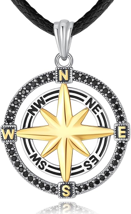 INFUSEU Mythology Pendant Necklaces for Men, Viking Norse Mjolnir Egyptian Anubis Ankh, 22-24 Inch Chain