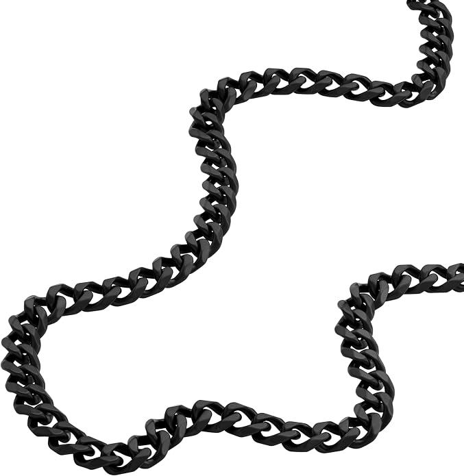 Fossil Men's Stainless Steel or Leather Necklace for Men