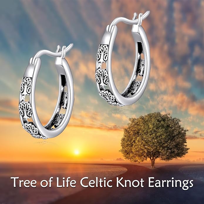 Sterling Silver Hoop Earrings Small Hoop Sun/Leaf/Triangle Huggie Earrings for Women Hypoallergenic