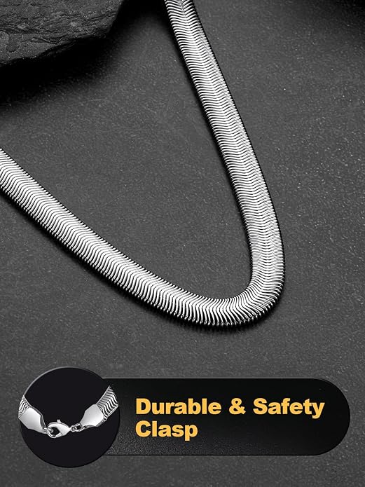 U7 Cuban Link Chain for Men Women Stainless Steel Curb Necklace, 7/9/12/15 MM Chunky Chain Silver/Gold/Black Mens Hip Hop Jewelry 18''-30''