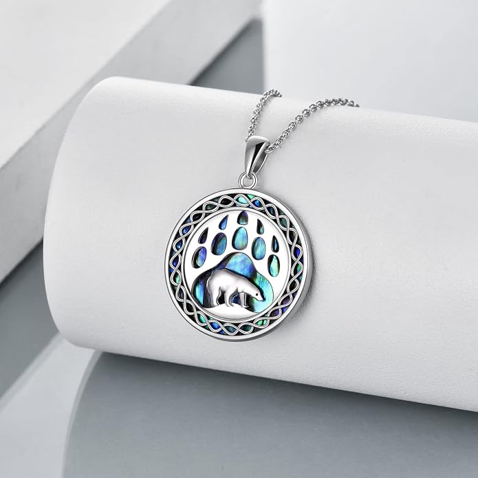 LUHE Sterling Silver Dragon/Wolf/Phoenix/Hummingbird/Horse/Unicorn Religious Pendant Necklace for Women Oxidized vintage Celtics Necklace Jewelry Christmas Gifts
