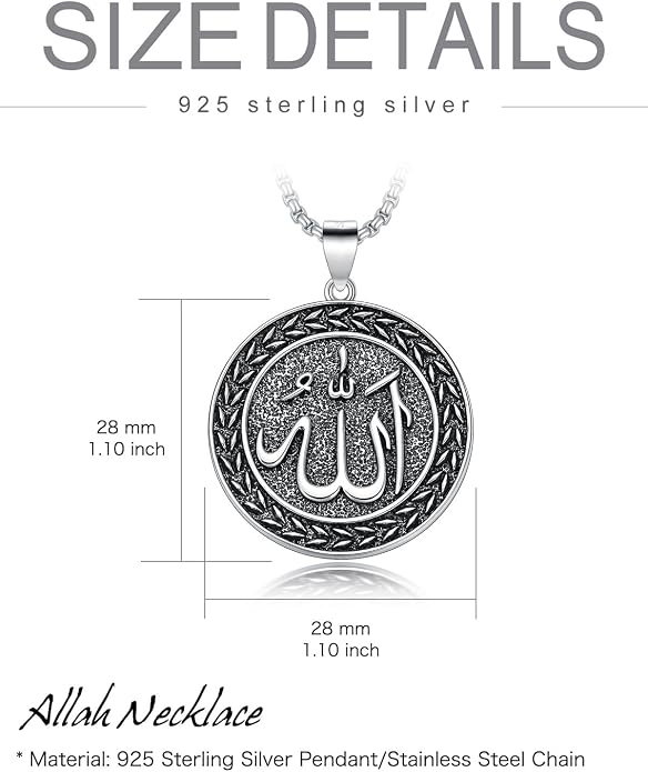 Viking Necklace for Men 925 Sterling Silver Viking Wolf/Thors Hammer/Vegvisir/Tree of Life/Compass Pendant Norse Necklace Amulet Talisman Christmas Gifts for Him Her