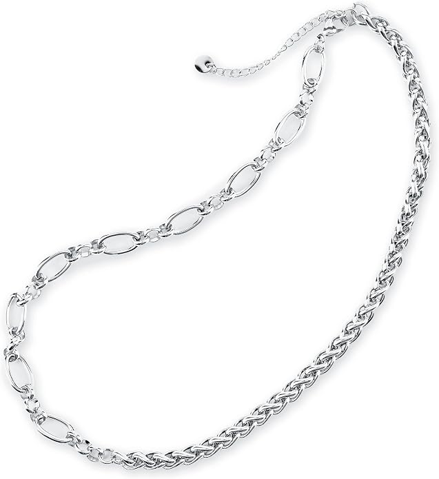 Necklace Chain | Waterproof 18K Real Gold Plated | Silver Necklace | Non Tarnish, PVD Coated | Chunky Necklace | Chunky Jewelry | Fashion Accessories