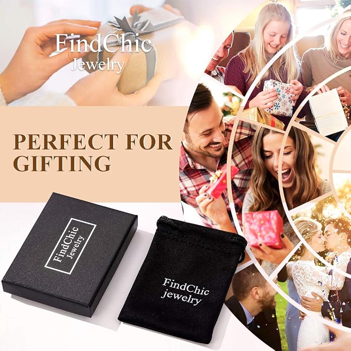 FindChic Customizable Initial Ring Statement 18K Gold Plated Fashion Cuff Rings for Women Alphabet Letter A to Z Resizable Knuckle Ring (with Gift Box)