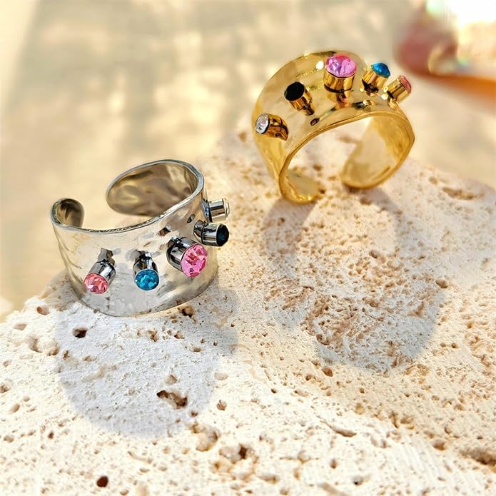 925 Sterling Silver Ring Minimalist Adjustable Rings Band Handmade Rings for Women Girls