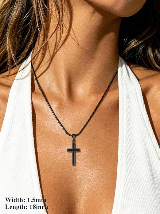 U7 Snake Necklace for Women 14K Gold Plated/Silver/Rose Gold/Black Chain Necklace Hypoallergenic, Stainless Steel Tiny Snake Chain Necklace 1/1.2/1.5/2MM, 14-30" Adjustable Minimalist Gift