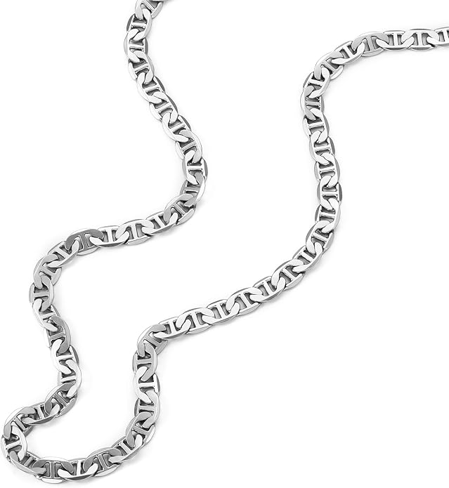 Fossil Men's Stainless Steel or Leather Necklace for Men