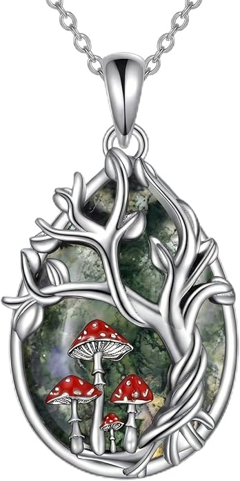 POPLYKE Sterling Silver Gemstone Teardrop Pendant Necklace Crystal Jewelry for Women
