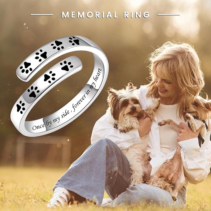 BEILIN 925 Sterling Silver Inspirational Jewelry Rings Adjustable Ring Personality Encouragement Gift for Teens Women