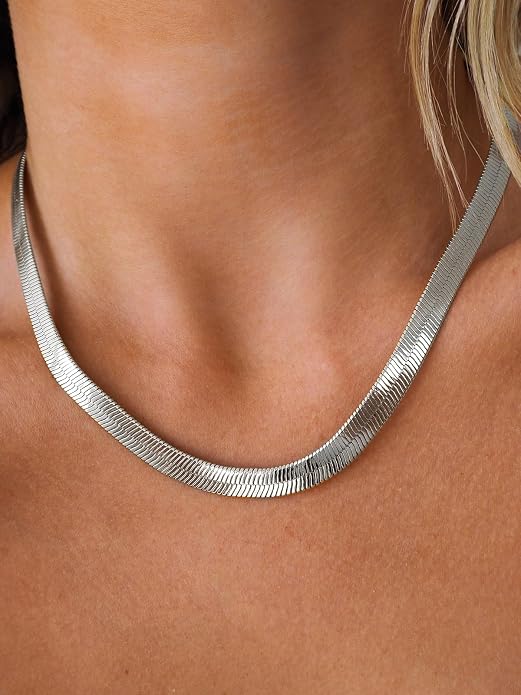 U7 Cuban Link Chain for Men Women Stainless Steel Curb Necklace, 7/9/12/15 MM Chunky Chain Silver/Gold/Black Mens Hip Hop Jewelry 18''-30''