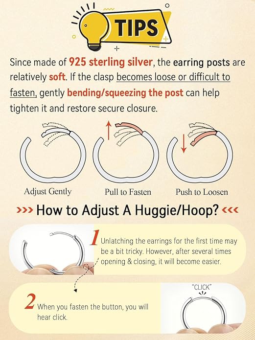 FaithHeart 925 Sterling Silver Huggie Hoop Earrings, Small Hoop Earring for Women, Silver/14K Gold/Black/Rose Gold Hypoallergenic Cartilage Earrings for Women 8/10/12/14/16/18/20mm